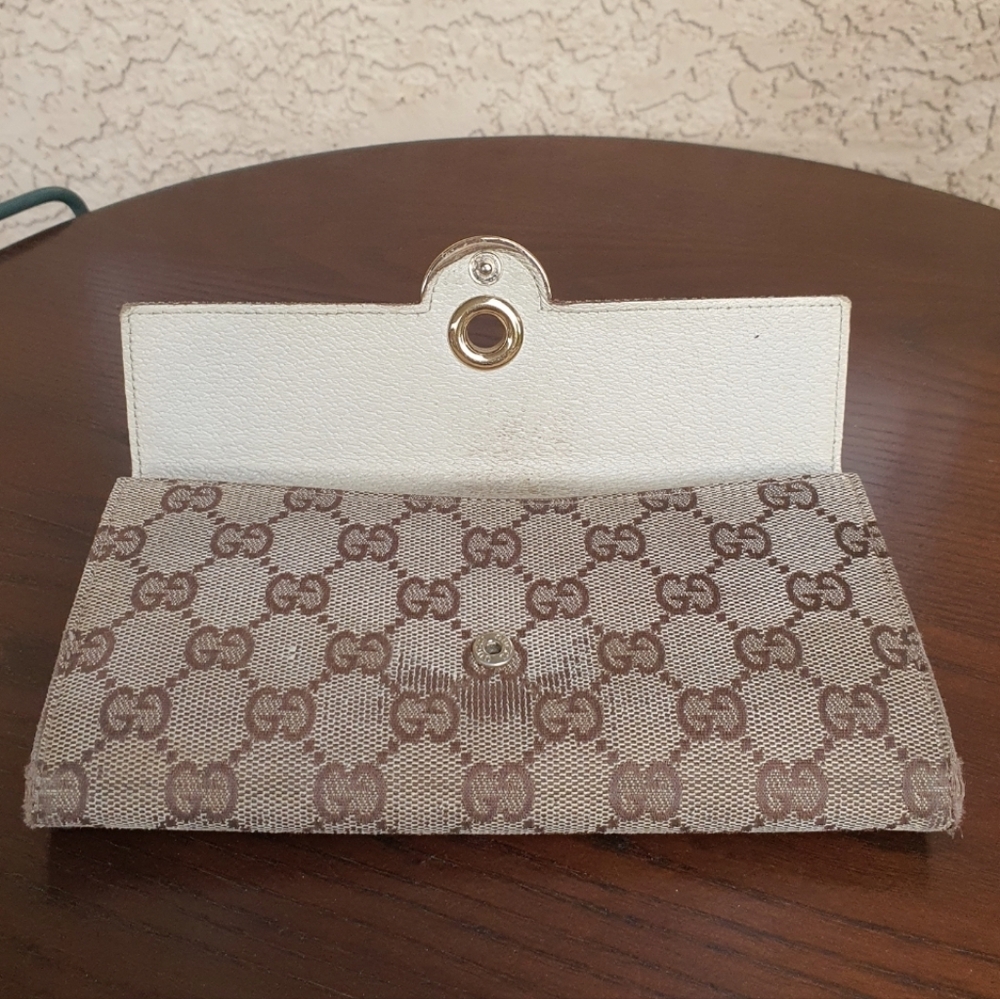 Gucci Eclipse Continental Flap Long Wallet Monogr… - image 8